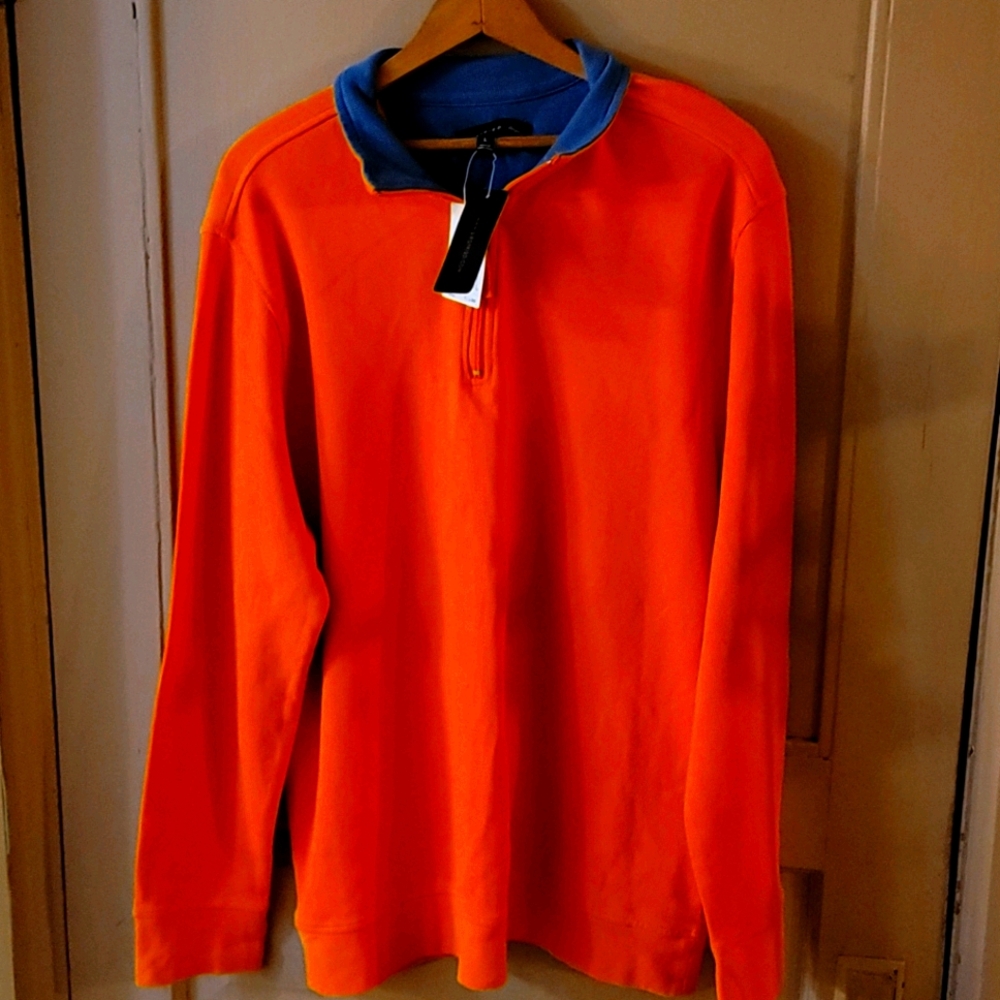 NWT Siegfried 1/4 zip sweater Sz L